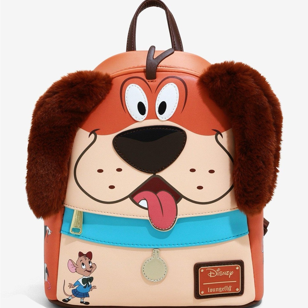 Loungefly Toby The Great Mouse Detective Mini Backpack NWT